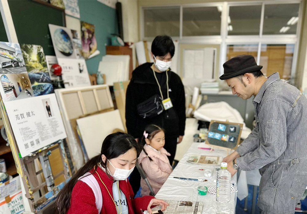 先生と子どもたち