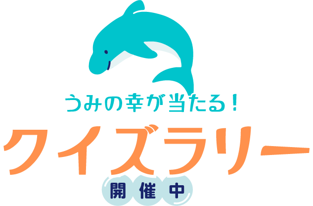 うみの幸が当たる！クイズラリー開催中