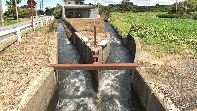 広瀬井路 高森分水