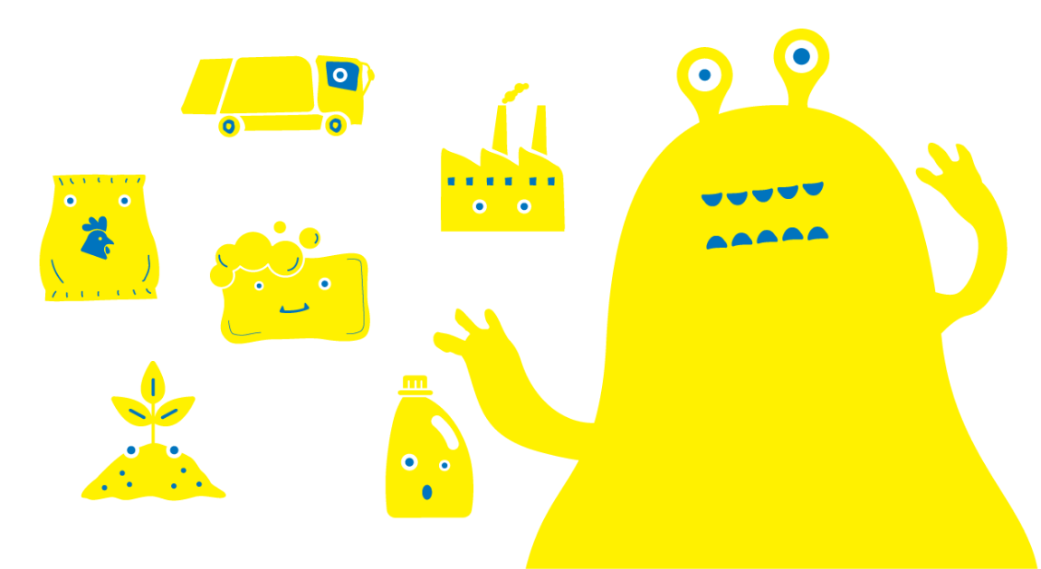 油が生まれ変わったもの