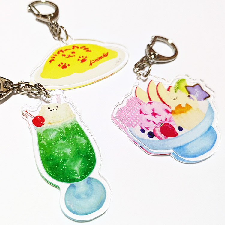 アクリルキーホルダー